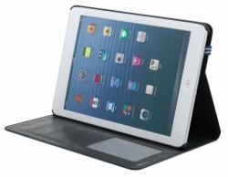FOL02 - Black PU Folio and stand for Ipad